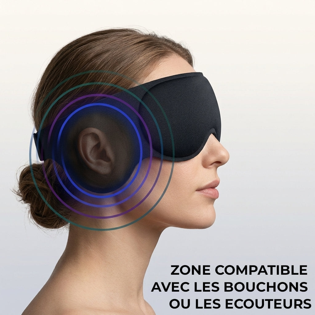Necimask Full | Masque de sommeil lesté 3D